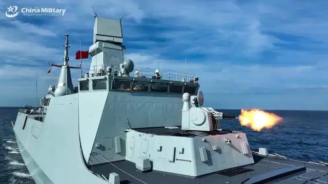 皇冠信用网_和美军差距很大皇冠信用网?官媒:无人机首次引导054B舰炮对陆攻击